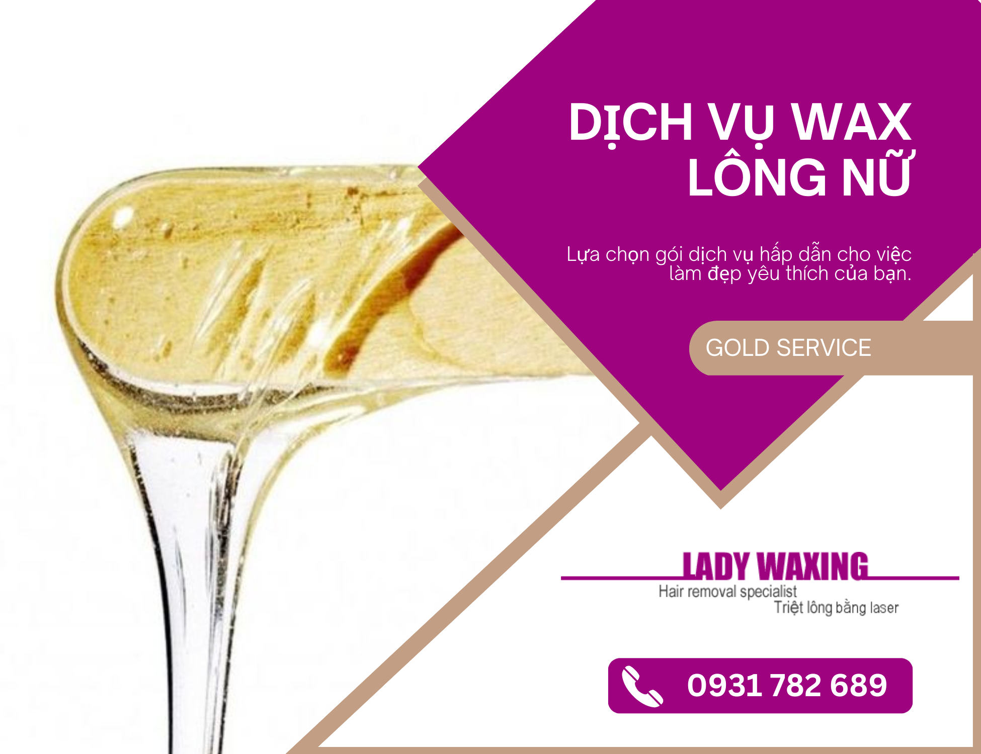 Dịch vụ wax lông nữ